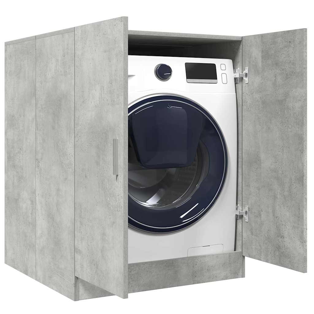 vidaXL Washing Machine Cabinet Concrete Grey 70.5x71.5x91.5 cm