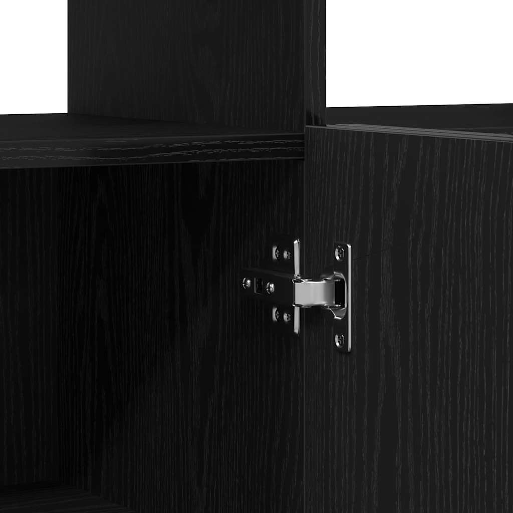 vidaXL Sideboard Black 80 x 35 x 75 cm Engineered wood