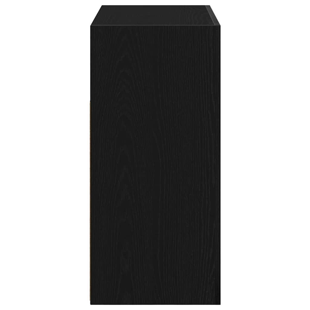 vidaXL Sideboard Black 80 x 35 x 75 cm Engineered wood