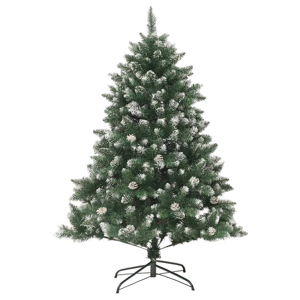 vidaXL Artificial Christmas Tree with 150 LEDs with Stand Green 150 cm