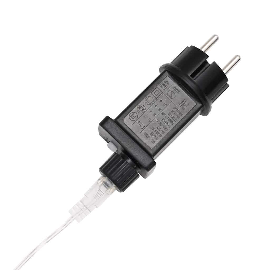 vidaXL Rope Light with 240 LEDs Warm White 10 m PVC