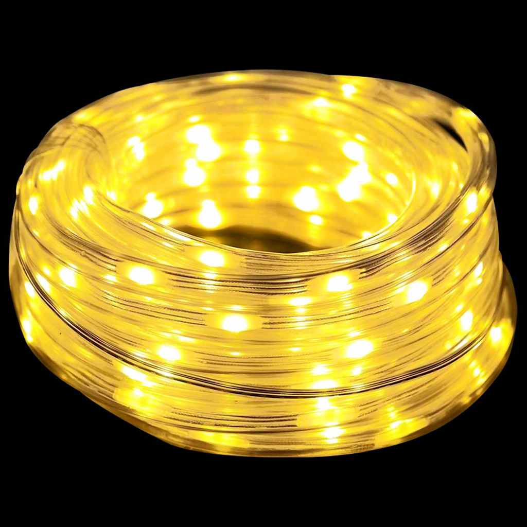 vidaXL Rope Light with 240 LEDs Warm White 10 m PVC