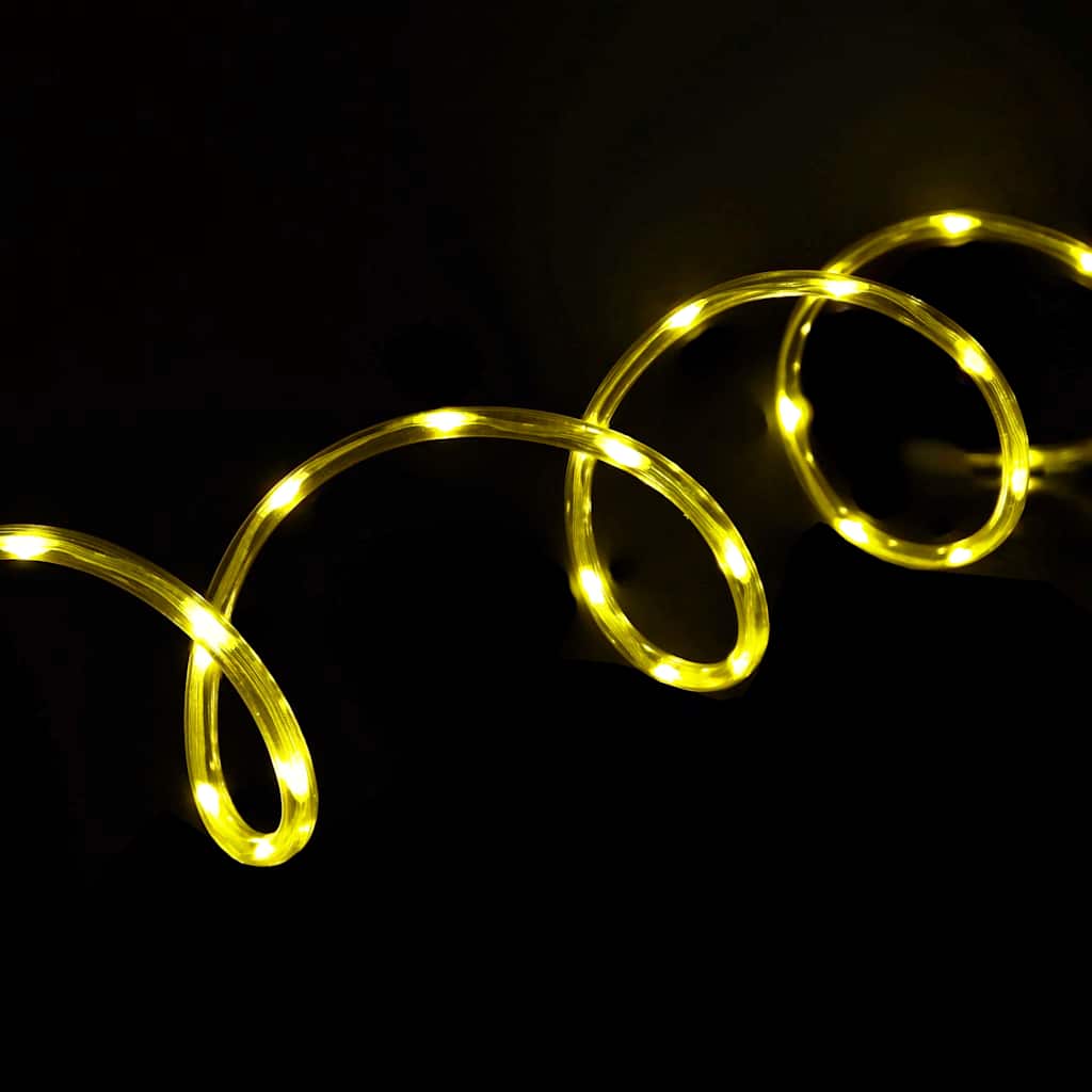 vidaXL Rope Light with 1200 LEDs Warm White 50 m PVC